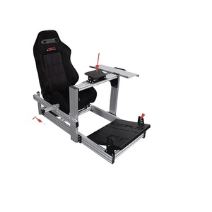 Cockpit <span class=keywords><strong>de</strong></span> simulation <span class=keywords><strong>de</strong></span> course automobile avec <span class=keywords><strong>profil</strong></span>és aluminium sur mesure pour jeux <span class=keywords><strong>de</strong></span> conduite 3090 40120, siège <span class=keywords><strong>de</strong></span> simulateur <span class=keywords><strong>de</strong></span> course compatible Fanatec - Product Image 6