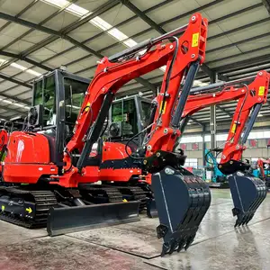 Miễn phí vận chuyển EPA máy xúc 3.5 tấn Kubota động cơ Crawler Digger trang trại sử dụng Mini mini máy xúc máy để bán