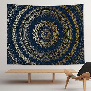Permadani kustom hiasan dinding latar belakang dekorasi Trippy grosir dekorasi ruang gantung permadani Trippy Psychedelic - Product Image 4