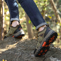 Haute qualité tendance haut de gamme léger résistant à l'usure marche randonnée bottes à lacets hommes Sneaker chasse chaussures de Combat