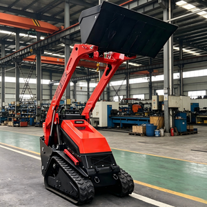 รถตักล้อยางขนาดเล็กแบบตีนตะขาบของจีน พร้อมเครื่องยนต์ดีเซลยูโร 5 ระบบ PLC และปั๊ม สำหรับงานก่อสร้าง - Product Image 6