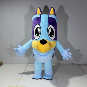 Costume de mascotte gonflable géant de 2 m, taille adulte, <span class=keywords><strong>personnage</strong></span> de chien, décoration, animal de <span class=keywords><strong>patrouille</strong></span> pour une utilisation en intérieur et en extérieur - Product Image 1