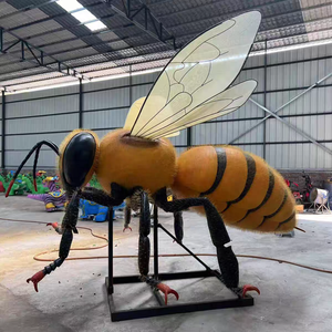 Escultura de abeja realista gigante llamativa-Modelo de insecto a gran escala hiperrealista para jardín al aire libre y exhibición comercial - Product Image 1