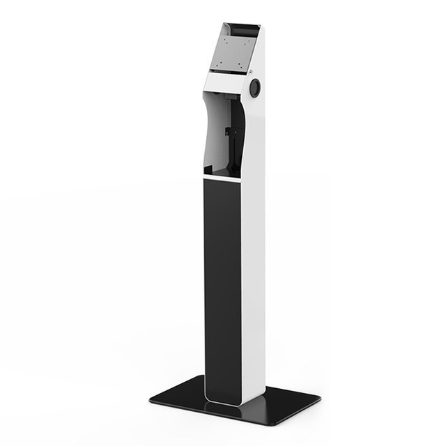 Commercial 21.5- 27 Inch Self-Service Display Stand Metal Kiosk Floor Tablet Stand
