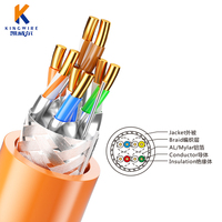 Câble Ethernet UTP FTP SFTP Cat6 Cat6a Cat7 LSZH PVC Double Blindage Câble Réseau LAN