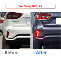 Feux arrière LED modifiés avec réflecteur, feux stop et clignotants, feux antibrouillard arrière, feux de pare-chocs arrière pour Geely GX3 2021