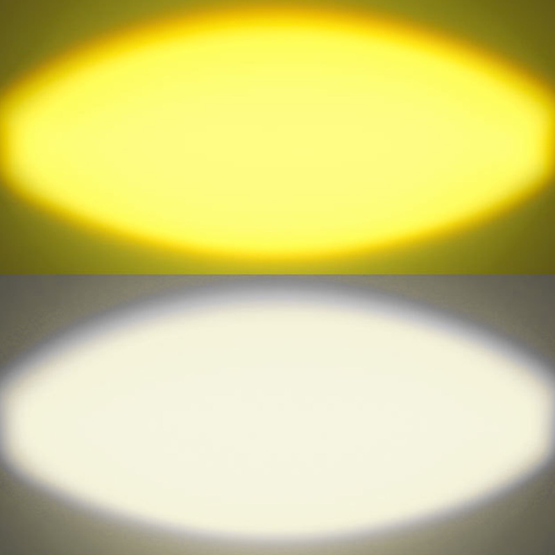 Amarillo/blanco