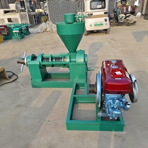 Presse à huile semi-automatique 6YL-95A à moteur diesel pour noyaux de palme, arachides et graines de soja - Product Image 5