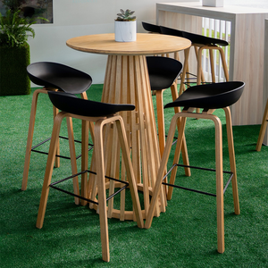 Mesas de Cóctel de Madera Maciza al por Mayor, Mesas de <span class=keywords><strong>Bar</strong></span> de Madera <span class=keywords><strong>para</strong></span> Bodas, <span class=keywords><strong>Eventos</strong></span> y Banquetes - Product Image 1