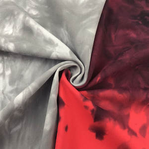 Ropa deportiva nake feel alto elástico doble cepillado tie teñido spandex20 % nylon80 % tela para mallas de yoga - Product Image 3