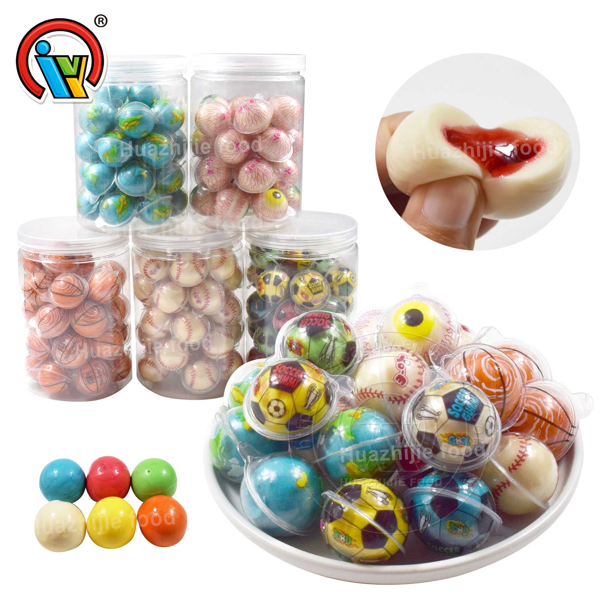 Жевательные Конфеты от производителя, глазные планеты, футбол, фруктовые глазки, желе, жевательные конфеты, сладкие с джемом