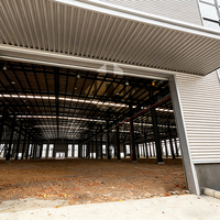 Almacén de Estructura de Acero Prefabricada, Diseño Moderno, Solución Integral para Proyectos, Edificio de Almacenamiento Económico