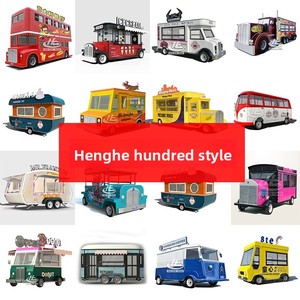 รถเข็นขายอาหารรถเข็นขายอาหารสำหรับตลาดกลางคืนกลางแจ้ง - Product Image 3