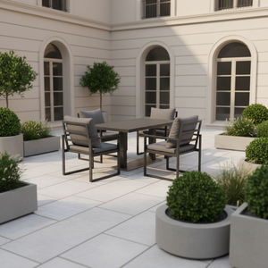 कास्ट एल्यूमीनियम आउटडोर गार्डन पैटियो एल्यूमीनियम आउटडोर पेटियो फर्नीचर ऊंचाई-समायोज्य स्वचालित तालिका - Product Image 3