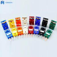 Konektor Termokopel Penjepit Presisi Tinggi Tipe K Miniatur SMPW-CC Mini Plug Braket Nilon OEM/ODM untuk Penggunaan Dirgantara -29~200 0.1C