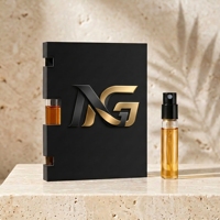 Boîte extérieure de luxe portable pour échantillon de parfum en verre, mini emballage en carton personnalisé avec logo, flacon en verre de 3 ml avec bouchon à tirette