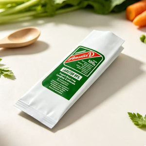 Sachet à soufflet latéral personnalisé de qualité alimentaire avec logo, scellé au dos, en feuille d'aluminium pour poudre, épices et poudre de légumes - Product Image 5