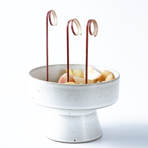 Fábrica al por mayor rojo 7,09 pulgadas anillo de dedo cuerda bastón de caramelo palos cóctel fiesta palos fruta decoración palos de bambú - Product Image 2