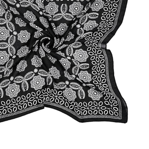 New Design Custom Printed <b>Silk</b> Satin Women Bandana Head <b>Scarf</b> In Low MOQ Customized Fabric Women Bandana <b>Scarf</b> for All Season - Product Image 4