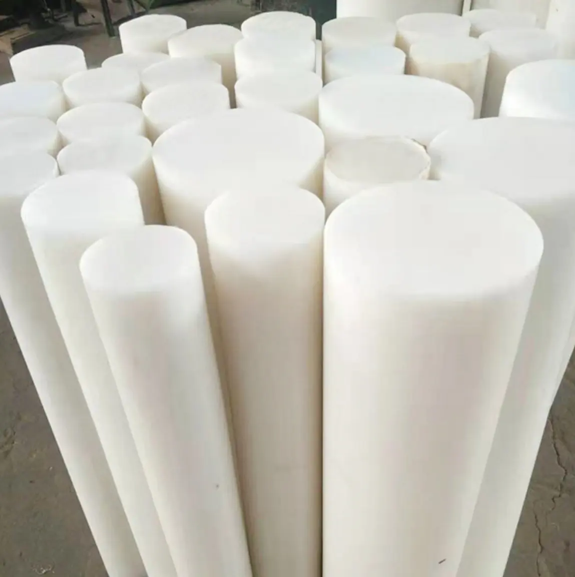 impact resistance virgin nature hdpe rod/ bar tube/rod/rigid pe polyethylene