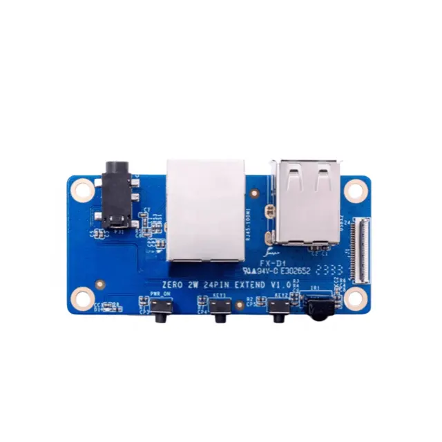 Orange Pi Zero 2W dedicated adapter board expansion board 100M network port USB 2.0 analog audio and video