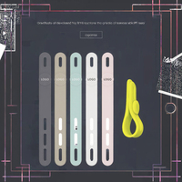 Nouveau design – Organisateur de câbles en silicone souple et coloré pour écouteurs, attaches de câbles transfrontalières, crochets de rangement ajustables pour câbles de données