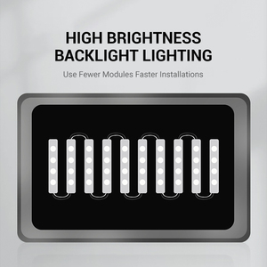 Módulo LED de 3 LED SMD2835 12V/24V DC Blanco Frío, Corriente Constante, IP67, 6500K, 3W, 130lm/W, Módulo LED Retroiluminado - Product Image 2