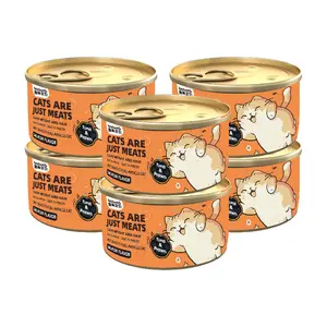 Treats Gourmet Gold Me O Whiskas proteína vegana snack feliz platos de croquetas naturales China Premium diferentes sabores comida húmeda enlatada para mascotas otros productos para mascotas