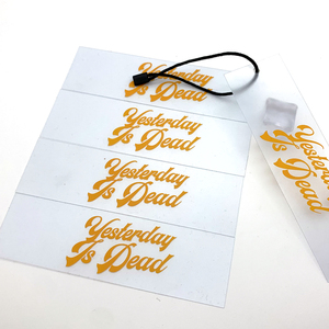 Suministro de fábrica, etiqueta colgante de PVC personalizada, etiqueta colgante antidesgarro, etiqueta oscilante de plástico, etiqueta colgante duradera, bolsa de mano, etiqueta oscilante - Product Image 4