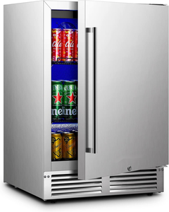 Los mejores refrigeradores de 140L construidos en una sola zona de acero inoxidable debajo del refrigerador de bebidas de mostrador - Product Image 5