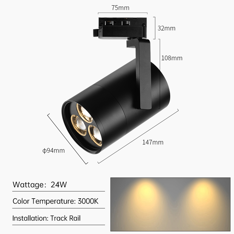 24W-3000K-TRACK