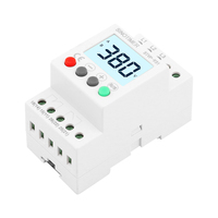 Relais de surveillance de tension triphasé SINOTIMER STVP-931 380v, protecteur de tension, écran LCD, protection contre les surtensions/sous-tensions, réconnexion automatique ≤5s