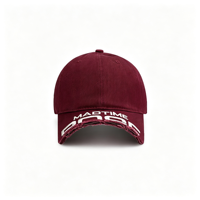 Casquette de baseball vintage américaine délavée, visière coupée, dessus souple, broderie de lettres, bords effilochés, streetwear unisexe homme femme