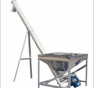 Wormschroef Transportmateriaal Hellende Cirkelvormige Buis Schroef Transportband En Poeder Hellende Parallelle U-Buis Schroef Transportband - Product Image 6