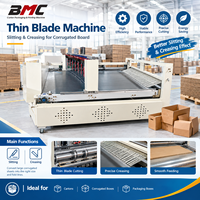 Machine à découper et à rainurer à lame fine, entraînée par moteur, en acier inoxydable 304, pour la production de carton
