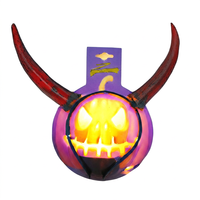 Halloween Duivelshaarband Hoepel Cosplay Feestkostuum Hoofdband Feestartikelen Decoratie Bloemvorm Gemengd materiaal Dames Handgemaakt