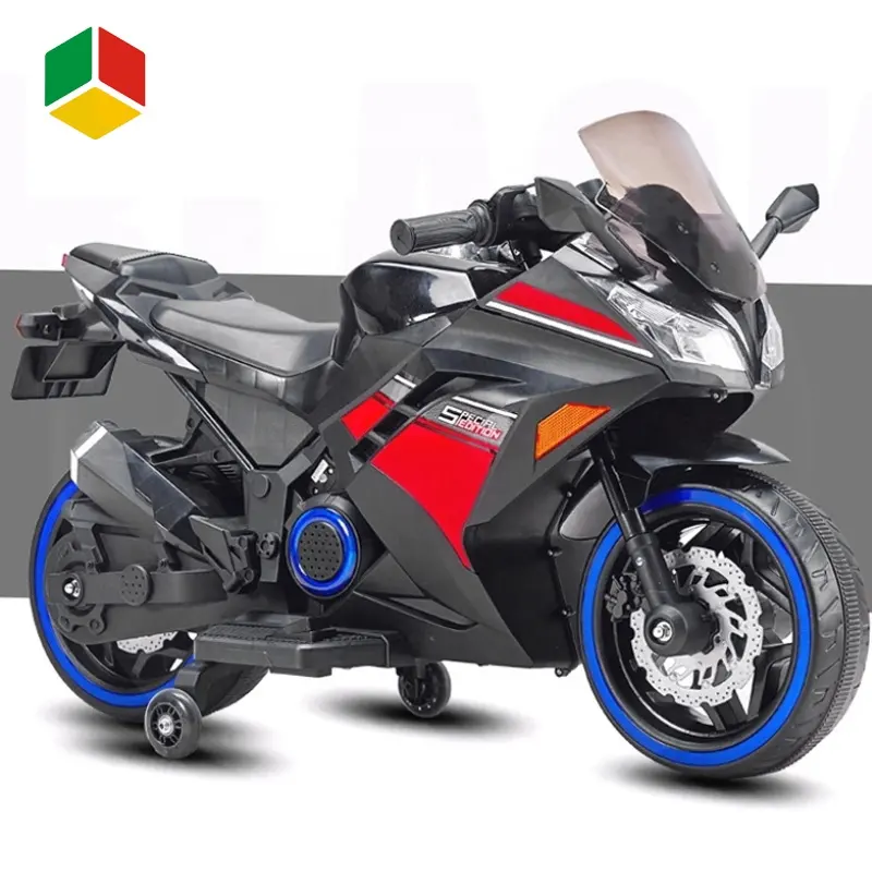 QS Toy Electric One Key To Srartfunction Child To Drive Bike Ride On Motor Car Rechargeable Motorcycle With Fast Speed