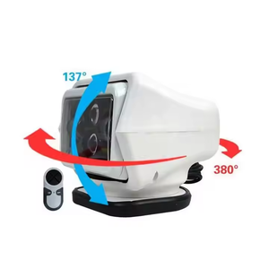 Lampe <span class=keywords><strong>de</strong></span> <span class=keywords><strong>travail</strong></span> à longue portée Lampe <span class=keywords><strong>de</strong></span> recherche blanche avec télécommande <span class=keywords><strong>Phare</strong></span> extérieur à LED d'inondation <span class=keywords><strong>de</strong></span> tache rotative magnétique forte - Product Image 5