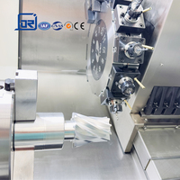 Prix usine Tour CNC 2 axes à mandrin auto-indexant, de capacité moyenne, avec commande Fanuc, à vendre