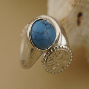 Anillo <span class=keywords><strong>de</strong></span> árbol <span class=keywords><strong>de</strong></span> <span class=keywords><strong>la</strong></span> <span class=keywords><strong>vida</strong></span> hueco <span class=keywords><strong>de</strong></span> piedras preciosas redondas naturales <span class=keywords><strong>de</strong></span> diseño único <span class=keywords><strong>de</strong></span> alta calidad para mujeres y hombres - Product Image 6