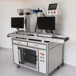 Nueva Máquina de Grabado Láser de Fibra CNC Rotativa Automática para Contenedores Metálicos - Product Image 1