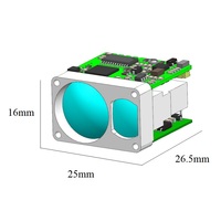 Mini module de télémètre Laser infrarouge 600m 1200m télémètre UART 1800m 2000m capteurs de Position de voiture longue Distance