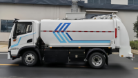 Camion de collecte des déchets alimentaires pour cuisine, 4x2, à énergie électrique pure, avec cuve en acier inoxydable, zéro émission, véhicule de collecte scellé, directement de l'usine