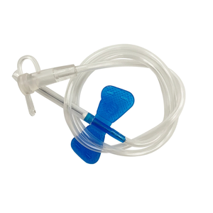 Set de Agujas de Mariposa de Acero Desechables 21G-32G con Conexión Luer Lock de PVC para Extracción de Sangre y Pruebas Médicas - Product Image 4