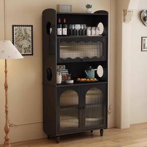 ตู้ไซด์บอร์ดไม้เนื้อแข็งสไตล์เรโทรโมเดิร์นฟาร์มเฮาส์ พร้อมตู้เก็บของหลายชั้นแบบรักษ์โลกสำหรับ<span class=keywords><strong>ห้อง</strong></span><span class=keywords><strong>ครัว</strong></span>และห้องนั่งเล่น - Product Image 6