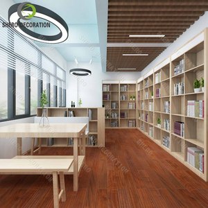 Design confortevole biblioteca di fascia alta della biblioteca mobili con libreria in legno espositore personalizzato - Product Image 1