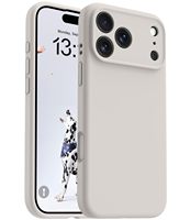 Coque pour iPhone 17 Pro Max en silicone liquide véritable magnétique, compatible avec les modèles 16 Pro, 15 Pro, 14, 13, 17, protection de l'objectif de l'appareil photo, antichoc