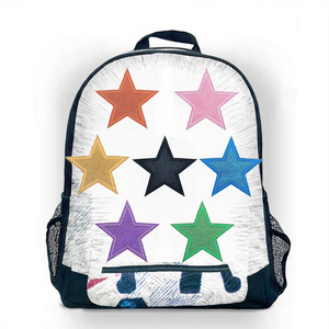 Ensemble d'appliques brodées en tissu étoile pailletée multicolores à thermocoller - Product Image 2