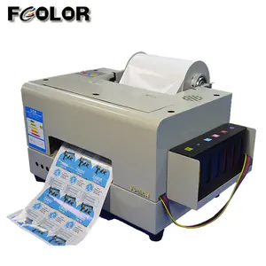 4 color digital roll to roll digital label printer machine for label sticker