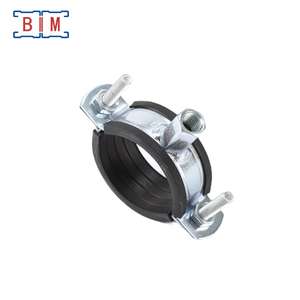 Steunklem <span class=keywords><strong>U</strong></span>-profiel koolstofstaal elektrogalvaniseerd O-type isolatiepijpklem - Product Image 4